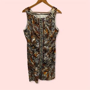 Fierce 90’s Y2K leopard purple trim ruched stretchy bodycon dress gypsy cougar